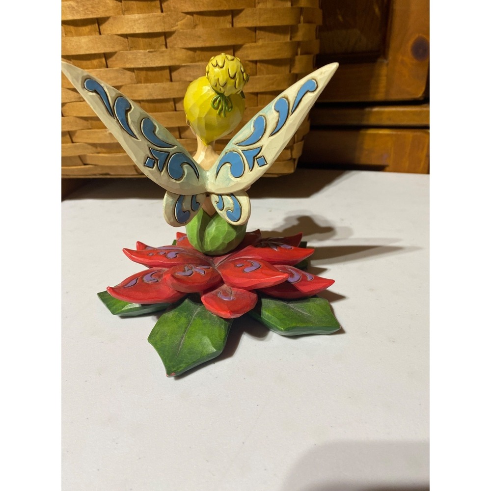 Walt Disney Showcase Collection Tinkerbell Festive Fairy Jim Shore Holiday - Picture 2 of 4